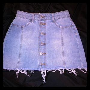 PacSun Skirts - PacSun button up jean skirt PacSun Skirts - PacSun button up jean skirt
